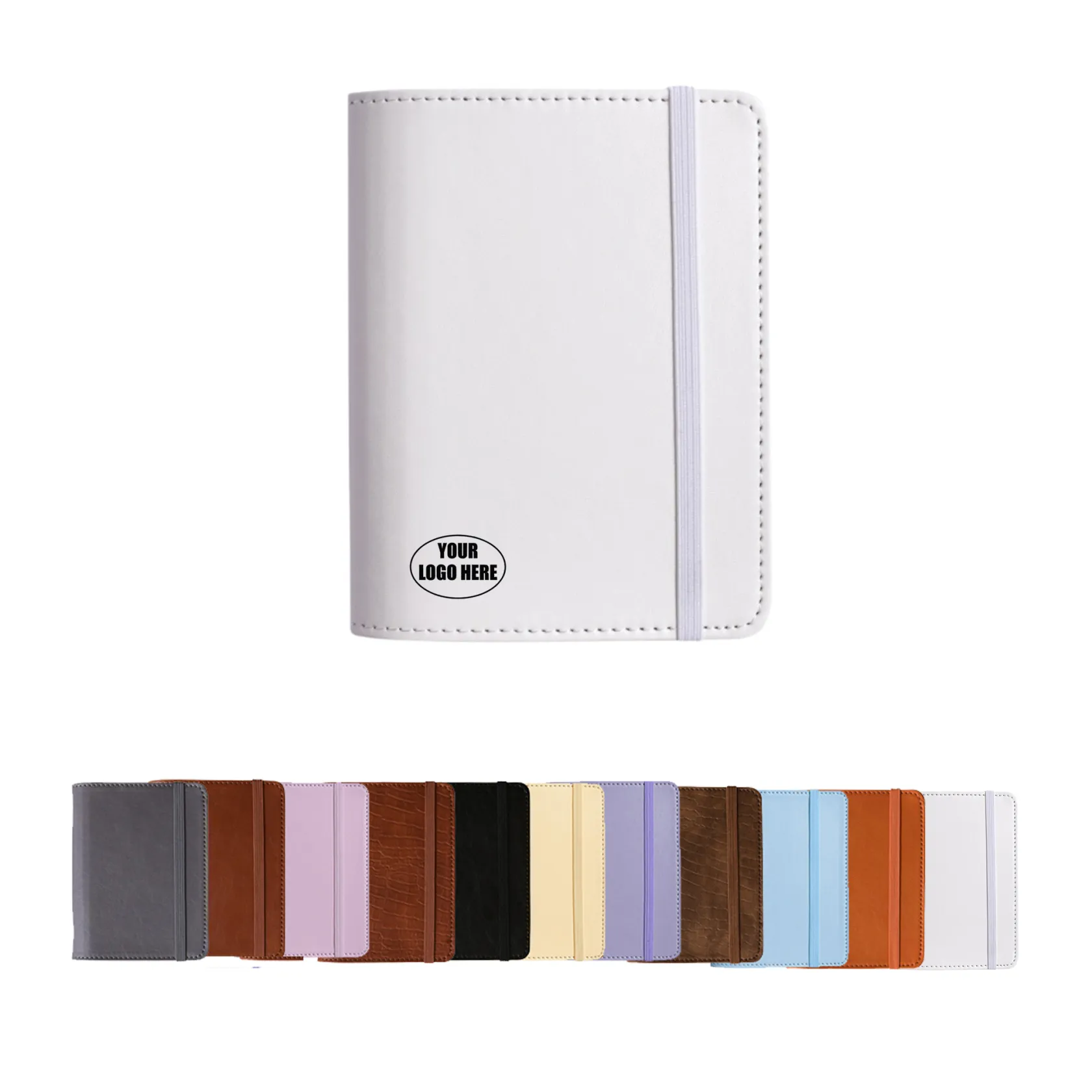 Compact Refillable Leather Notepad