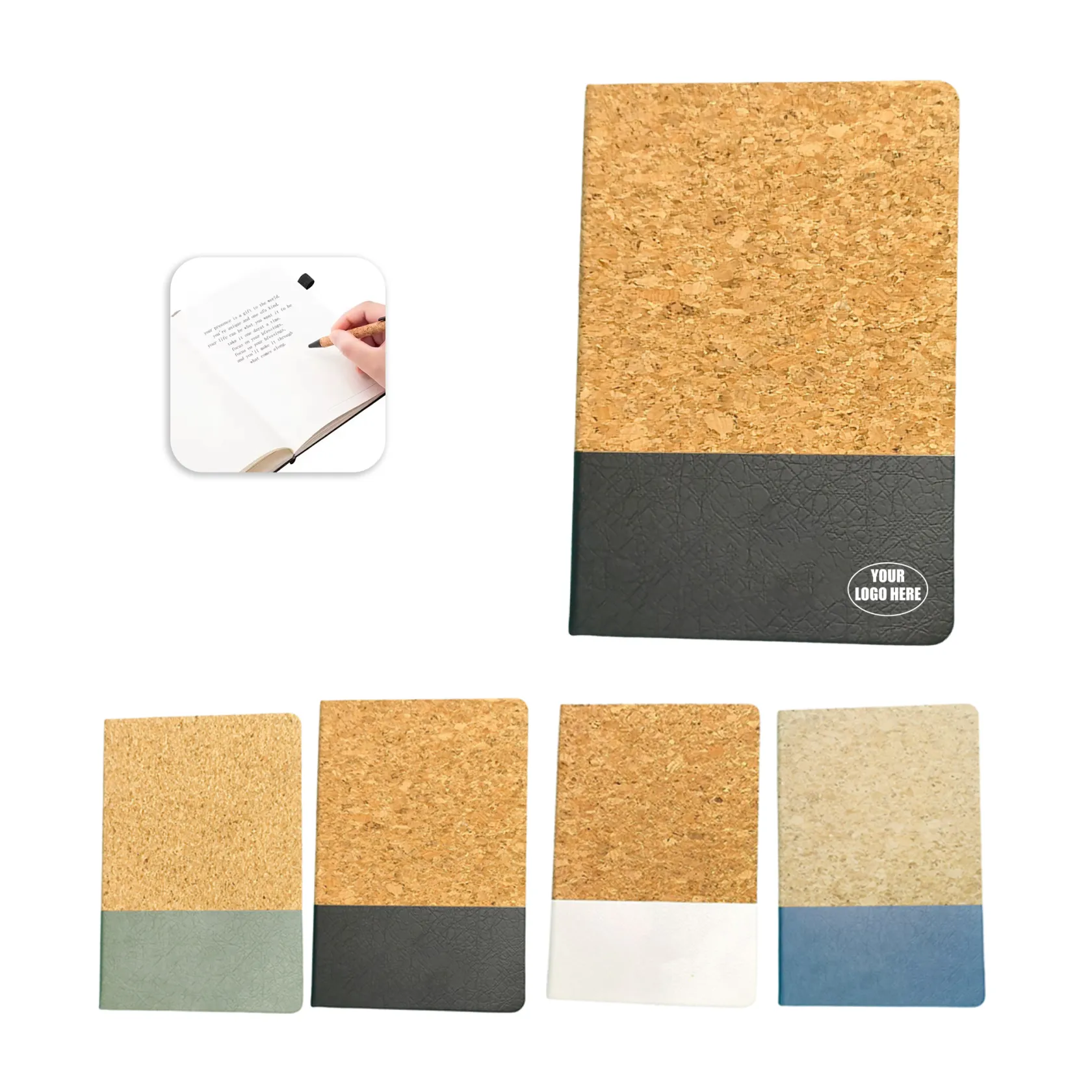 Custom A5 PU Leather Hardcover Journal