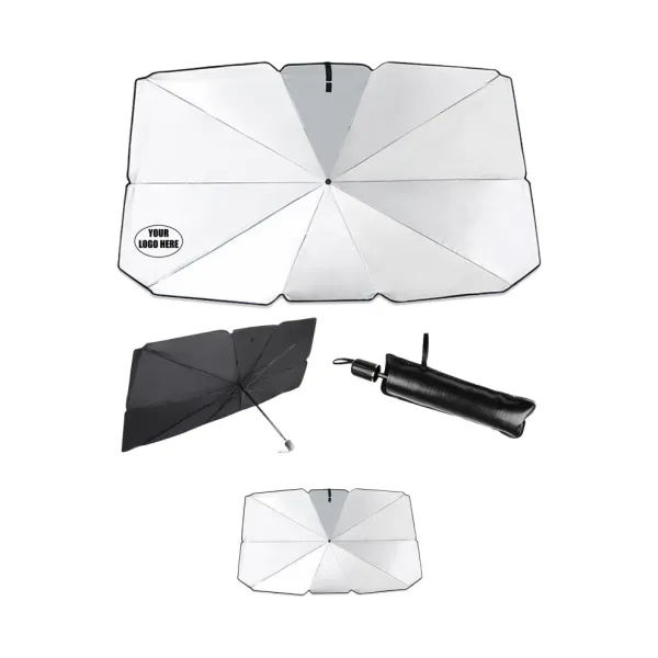 Custom Foldable Car Sunshade Umbrella
