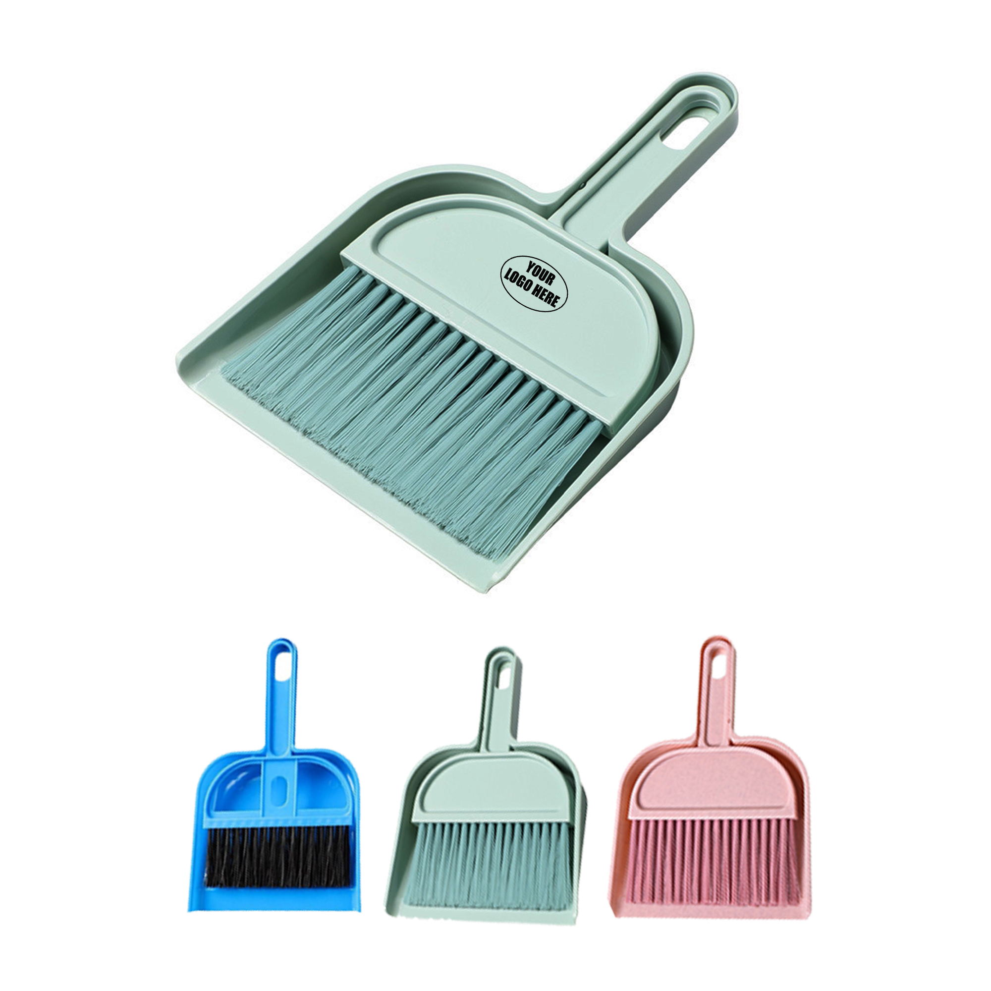 Compact Desk Broom and Dustpan Set