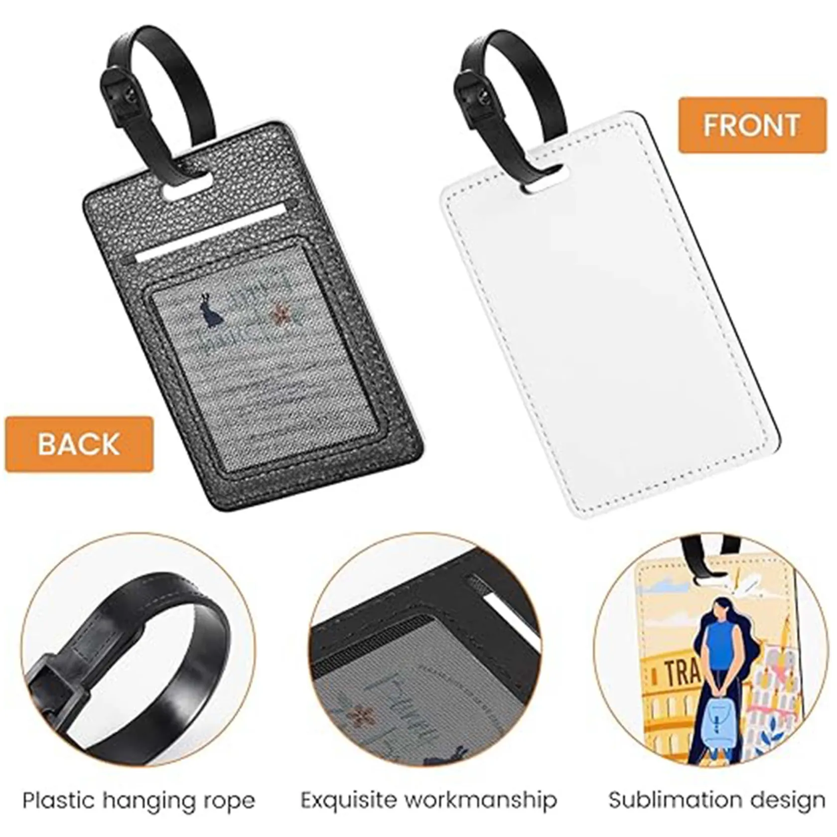 Custom Family Photo Bag Tag