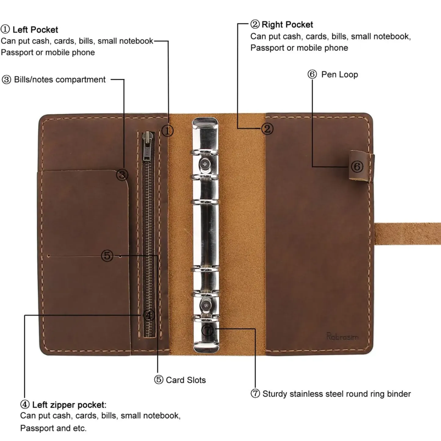 Premium Custom Horse Leather Executive Notebook