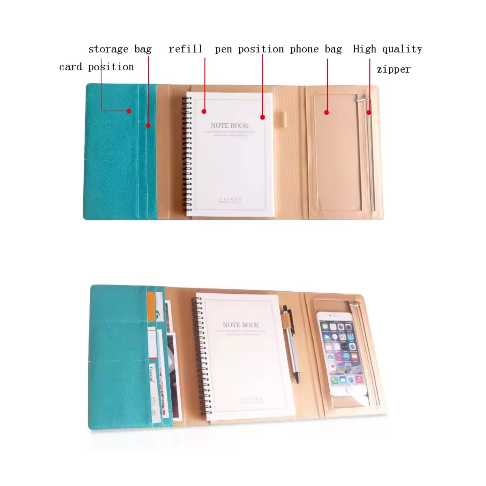 Custom Premium A5 Leather Notebook