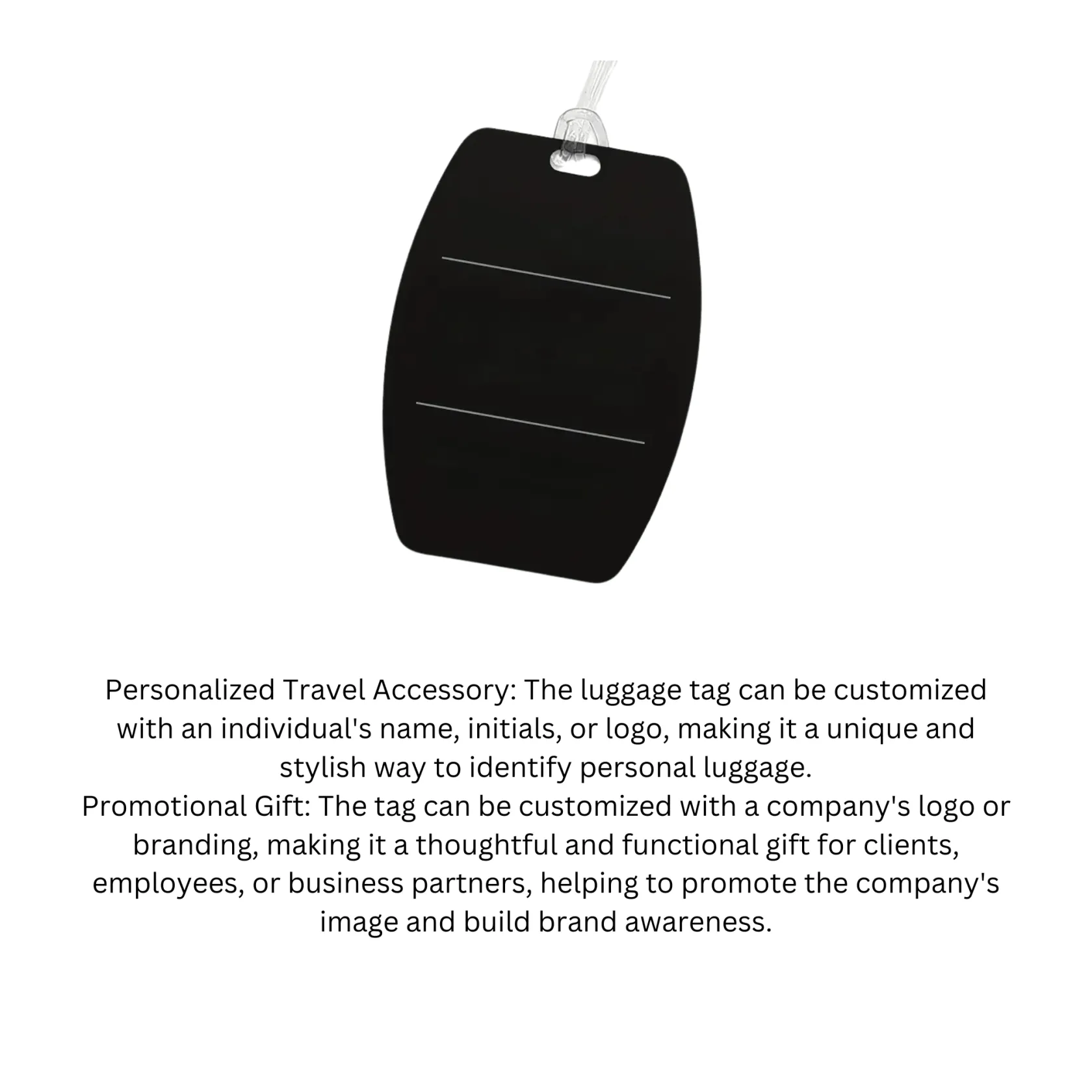 Engraved Aluminum Travel Tag