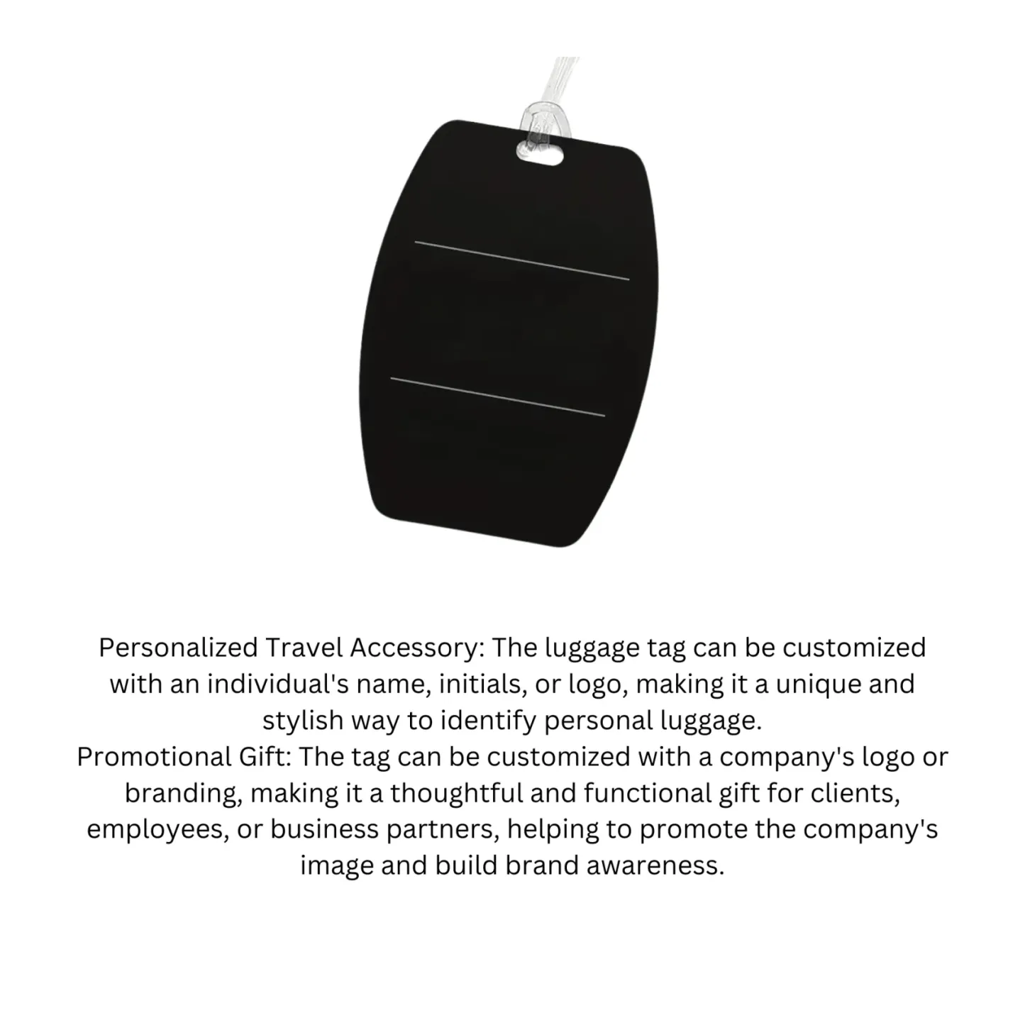 Engraved Aluminum Travel Tag