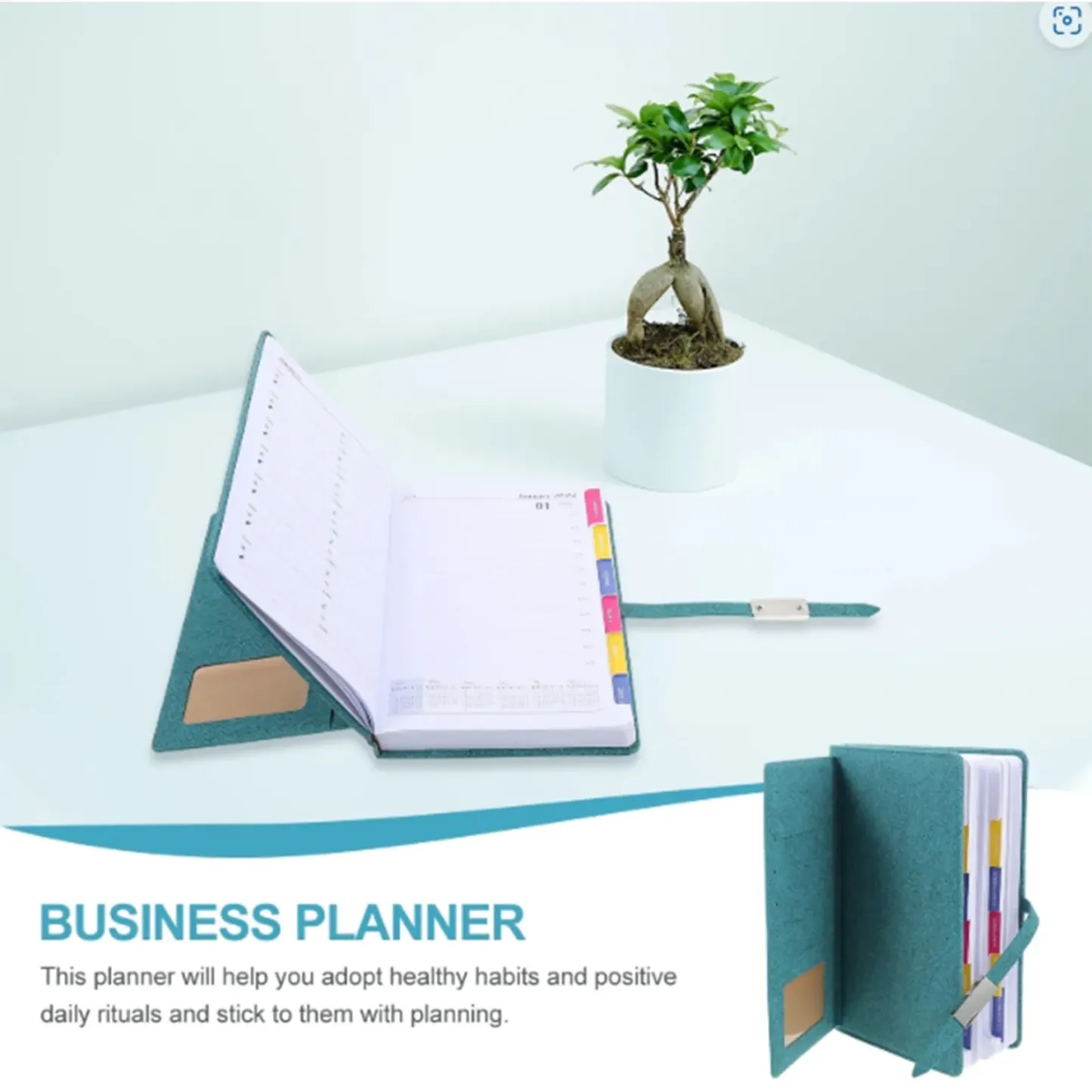 Premium Custom A5 Leather Business Notebook