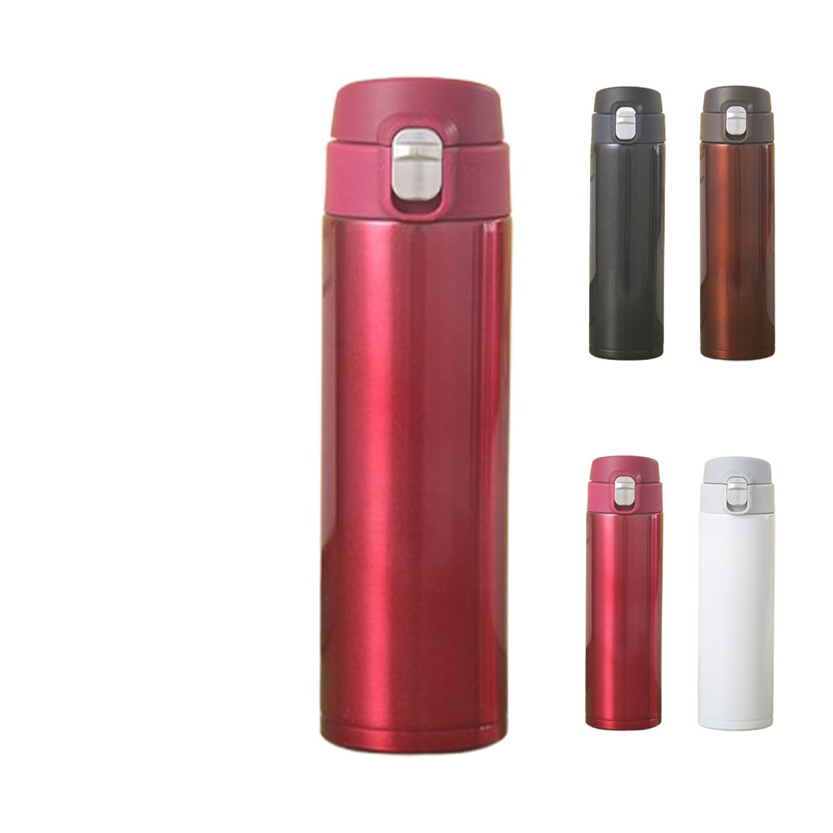 16oz Stainless Steel Vacuum Insulated Sport Tumbler with Pop-Up Lid