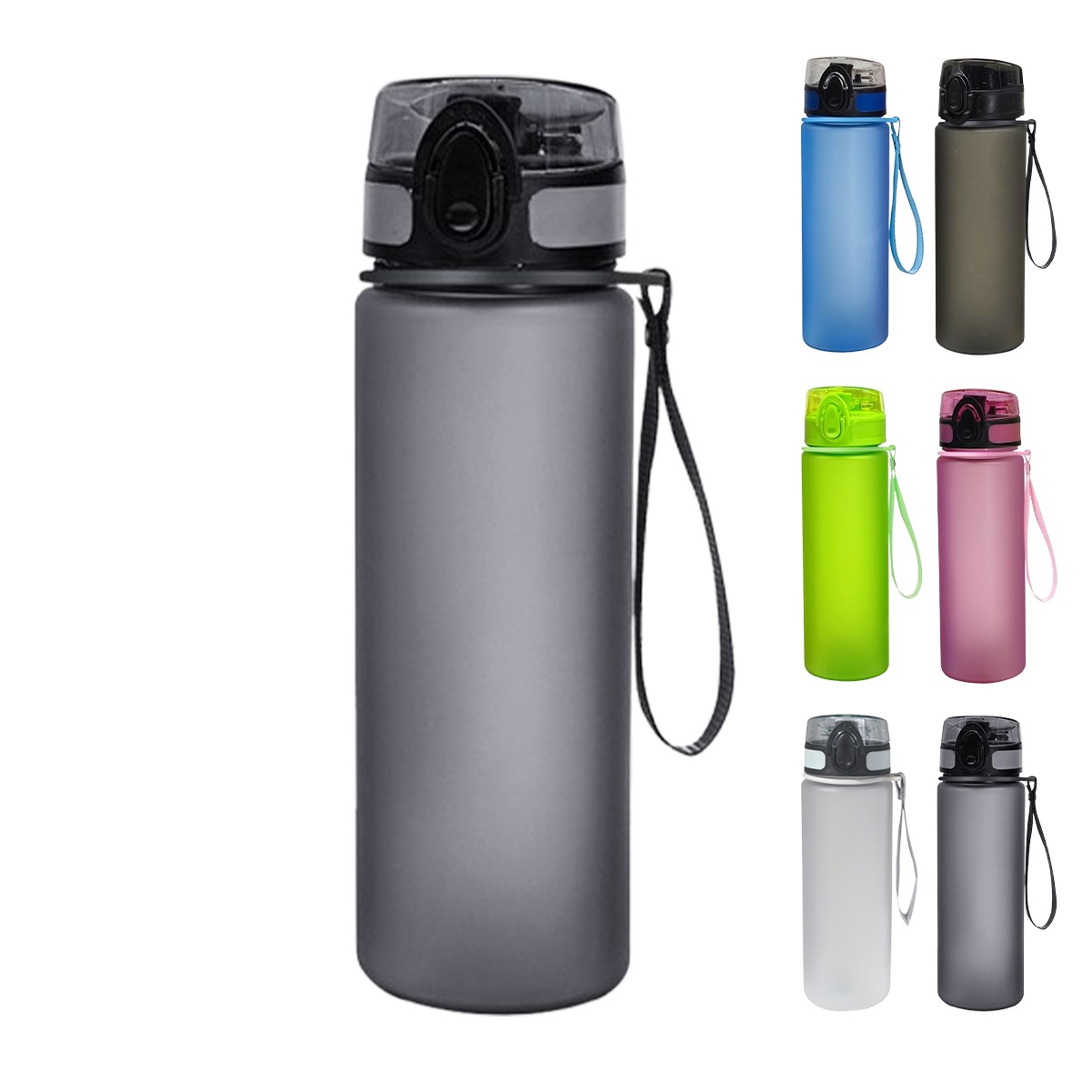 32oz Co-Polyester Sport Water Bottle with Time Marker and Leak-Proof Design