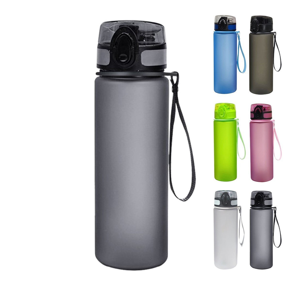 32oz Co-Polyester Sport Water Bottle with Time Marker and Leak-Proof Design