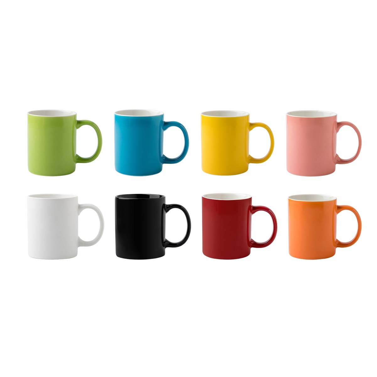 12oz Wooden Handled Ceramic Mug