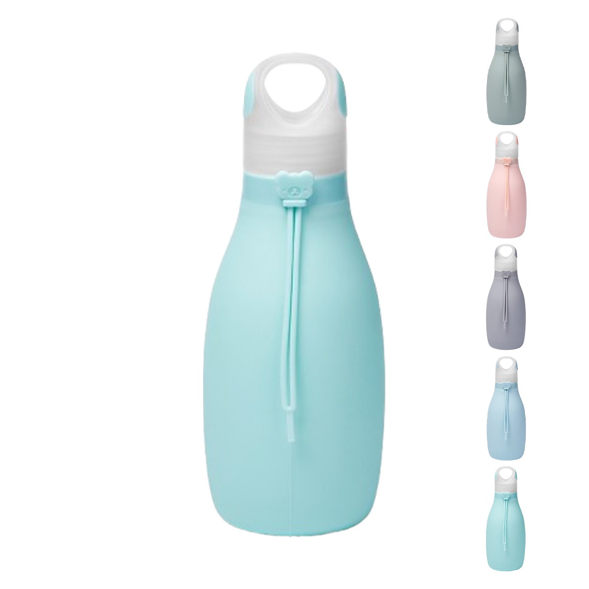 17oz Collapsible Silicone Water Bottle