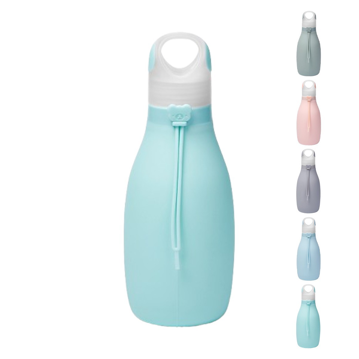 17oz Collapsible Silicone Water Bottle