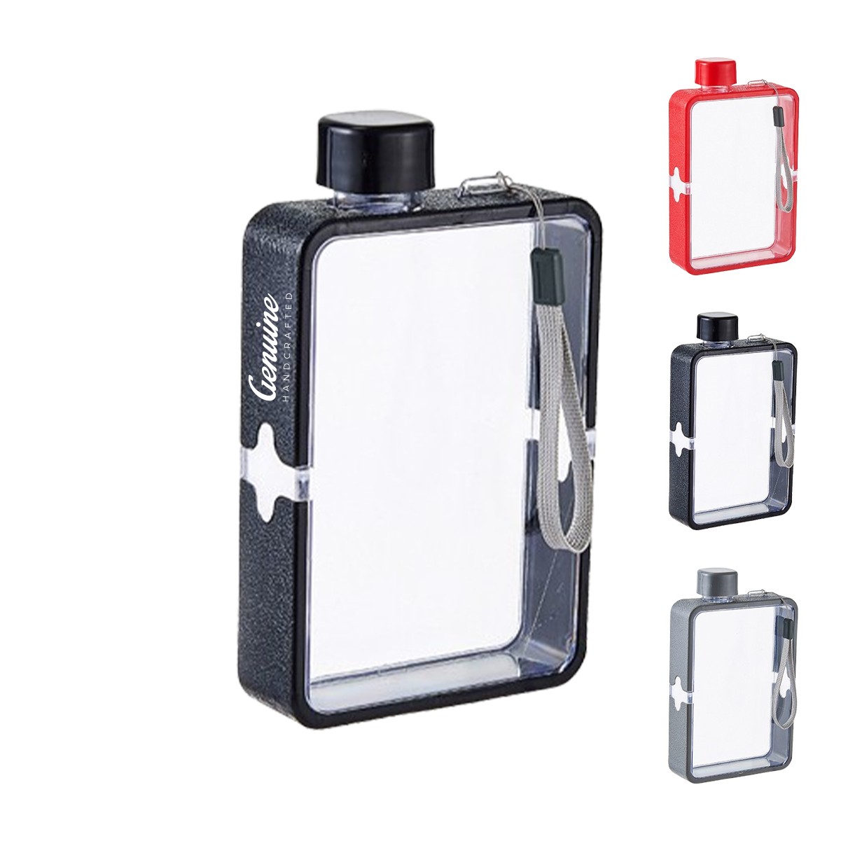 13oz Eco-Friendly Water Flask with Threaded Cap and Seal Pad