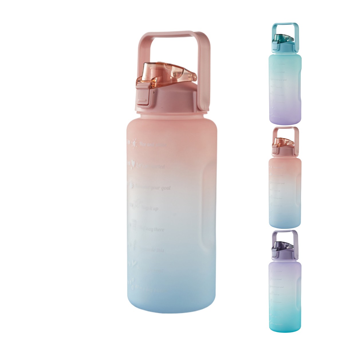 15oz Portable Hydration Tracker Water Bottle