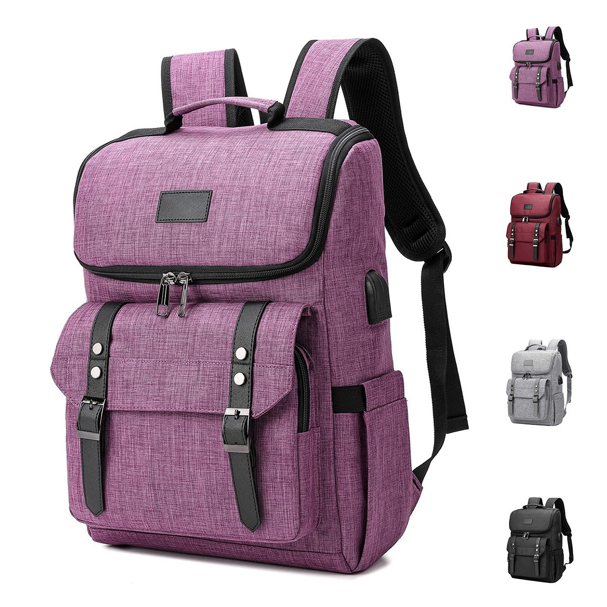 Vintage Travel Laptop Backpack
