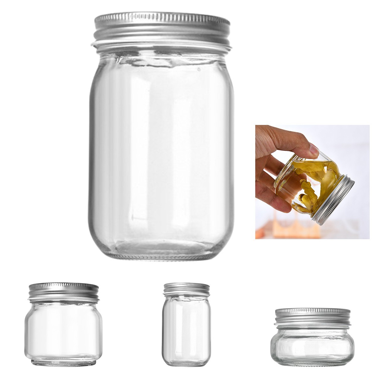32oz Big Glass Jar