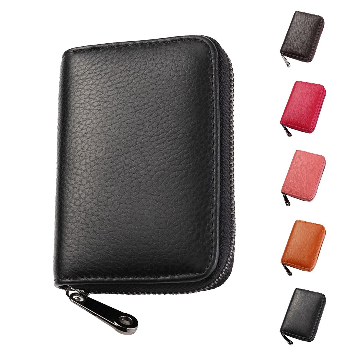 Leather Coin Pocket Wallet