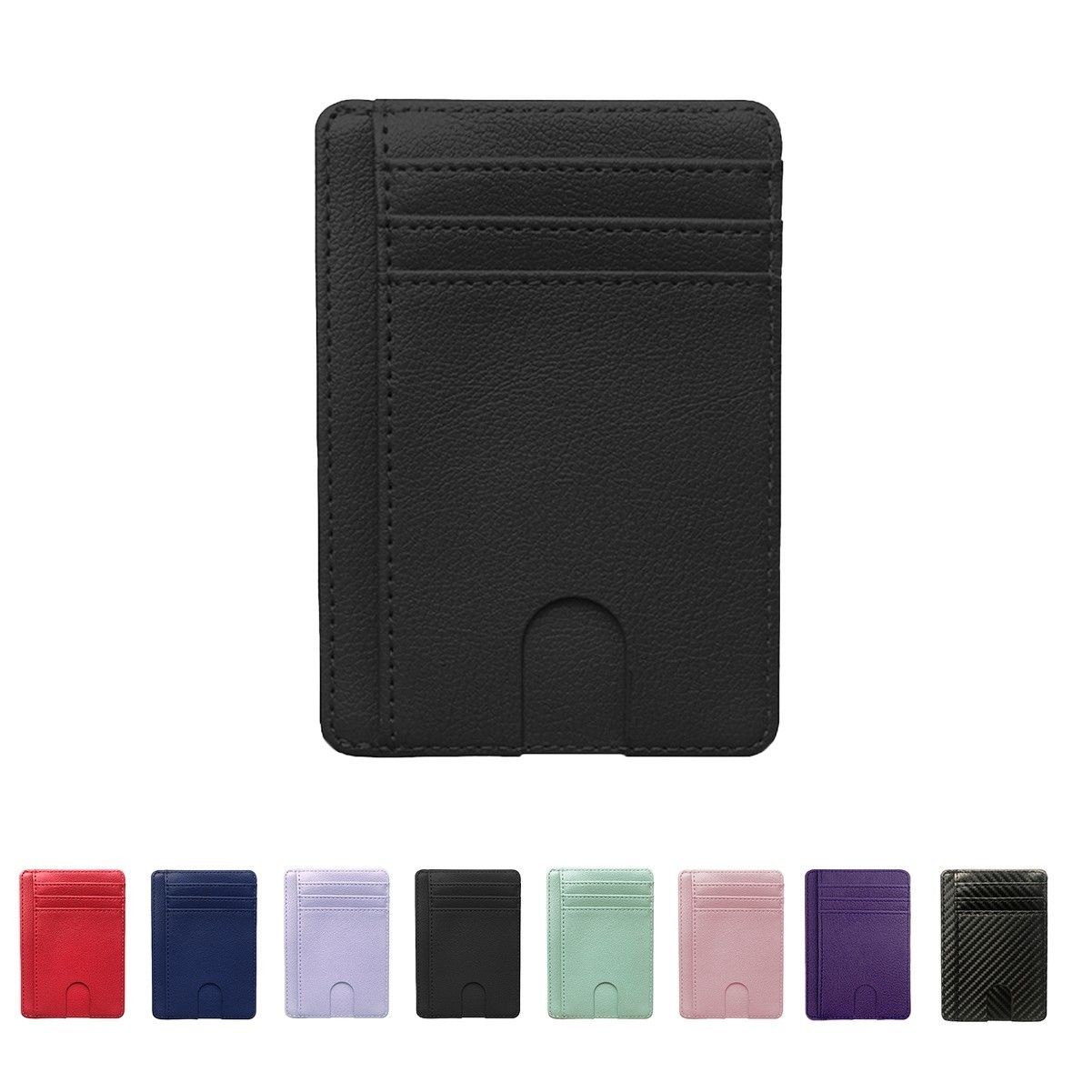 RFID Blocking Leather Card Wallet