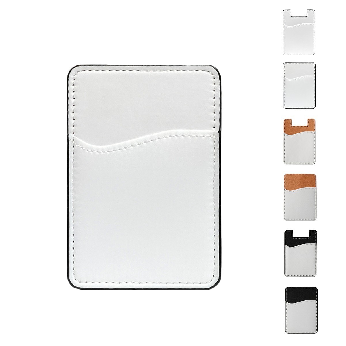 Double-Layer Silicone Card Phone Wallet