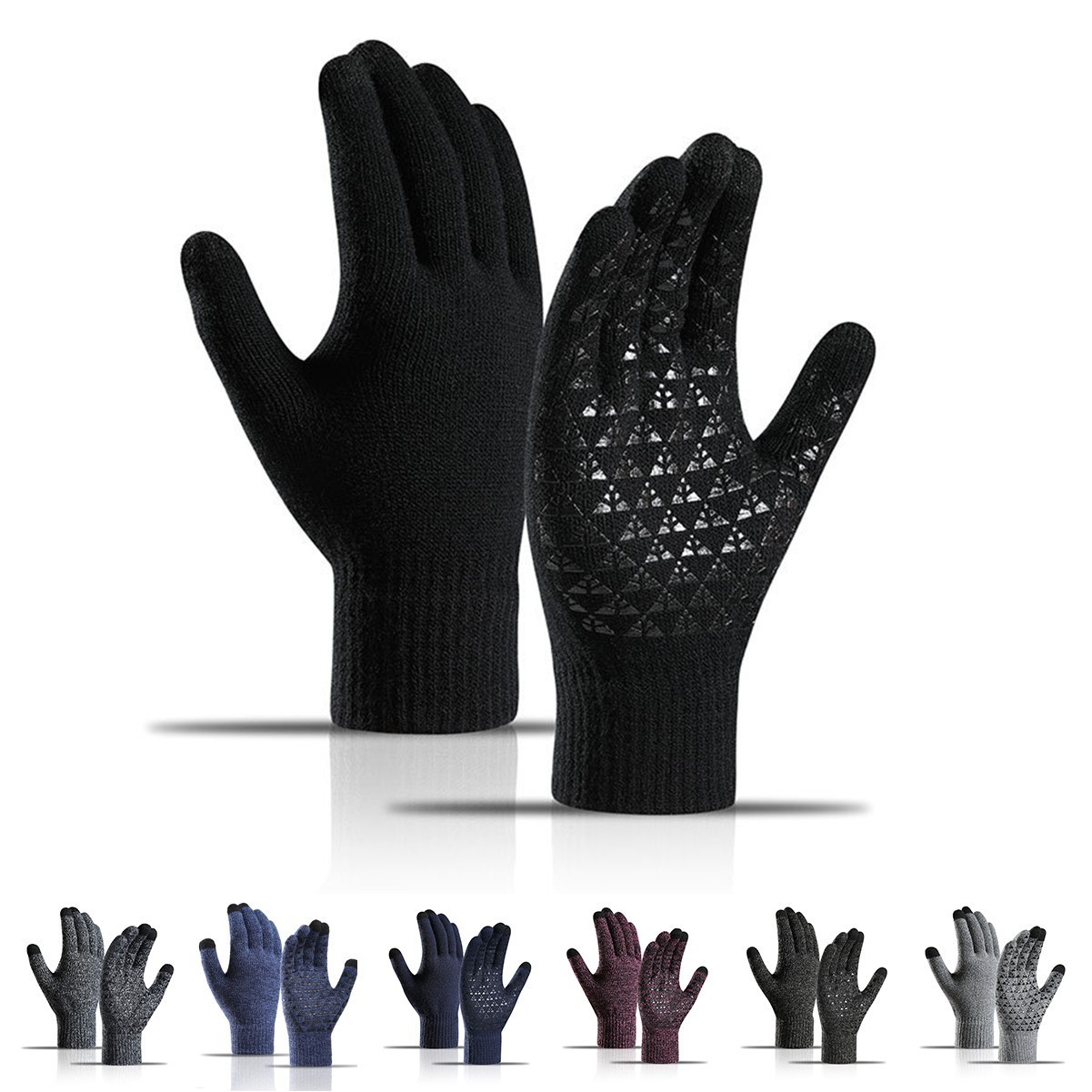 Winter Warm Touch Screen Wool Gloves