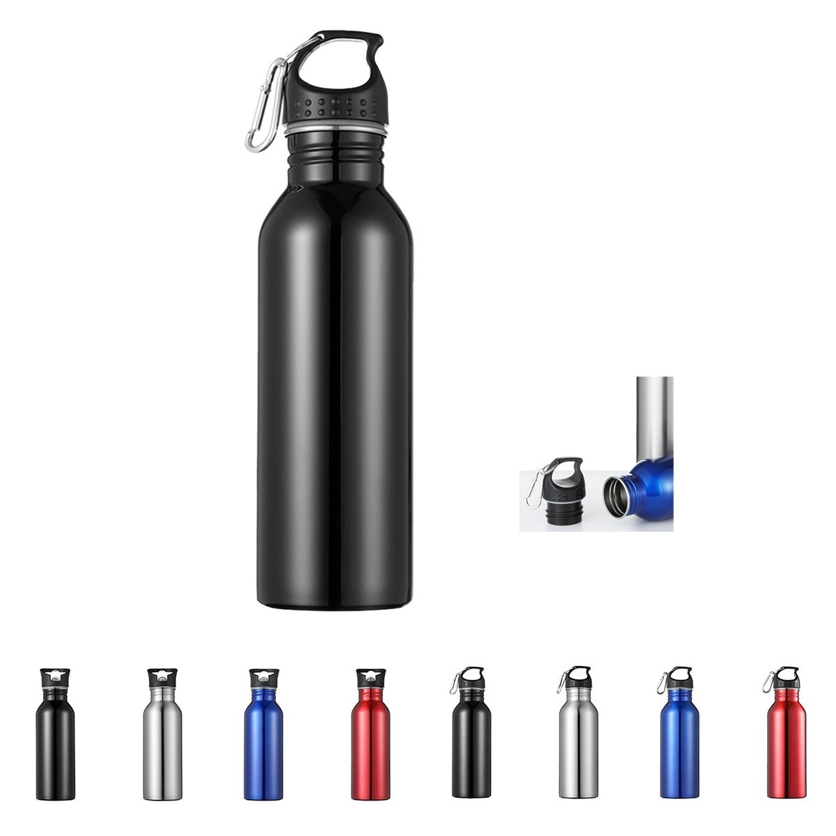 25oz Copper Coated Stainless Steel Sport Bottle