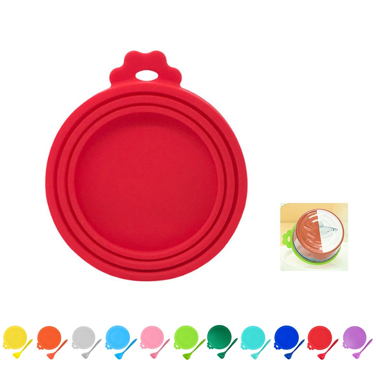 Silicone Stretchable Pet Food Can Cover