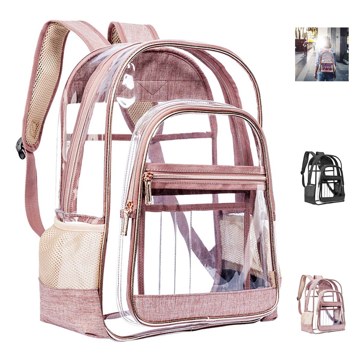Transparent Plastic Backpack