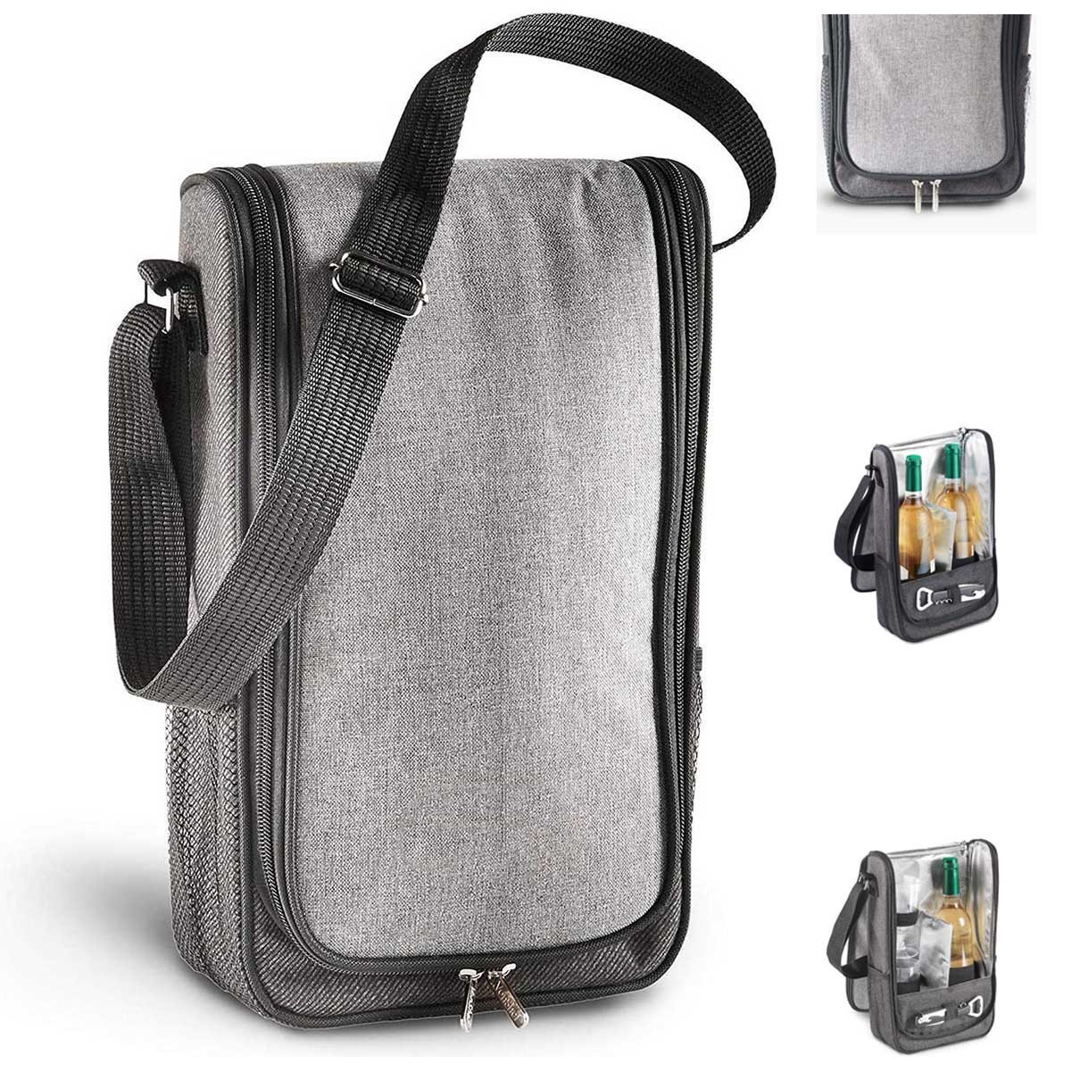 Portable Wine Bag with Shoulder Strap