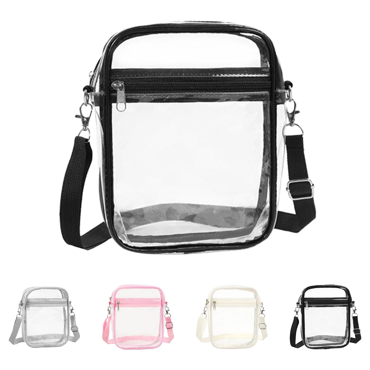 Adjustable Clear Crossbody Bag