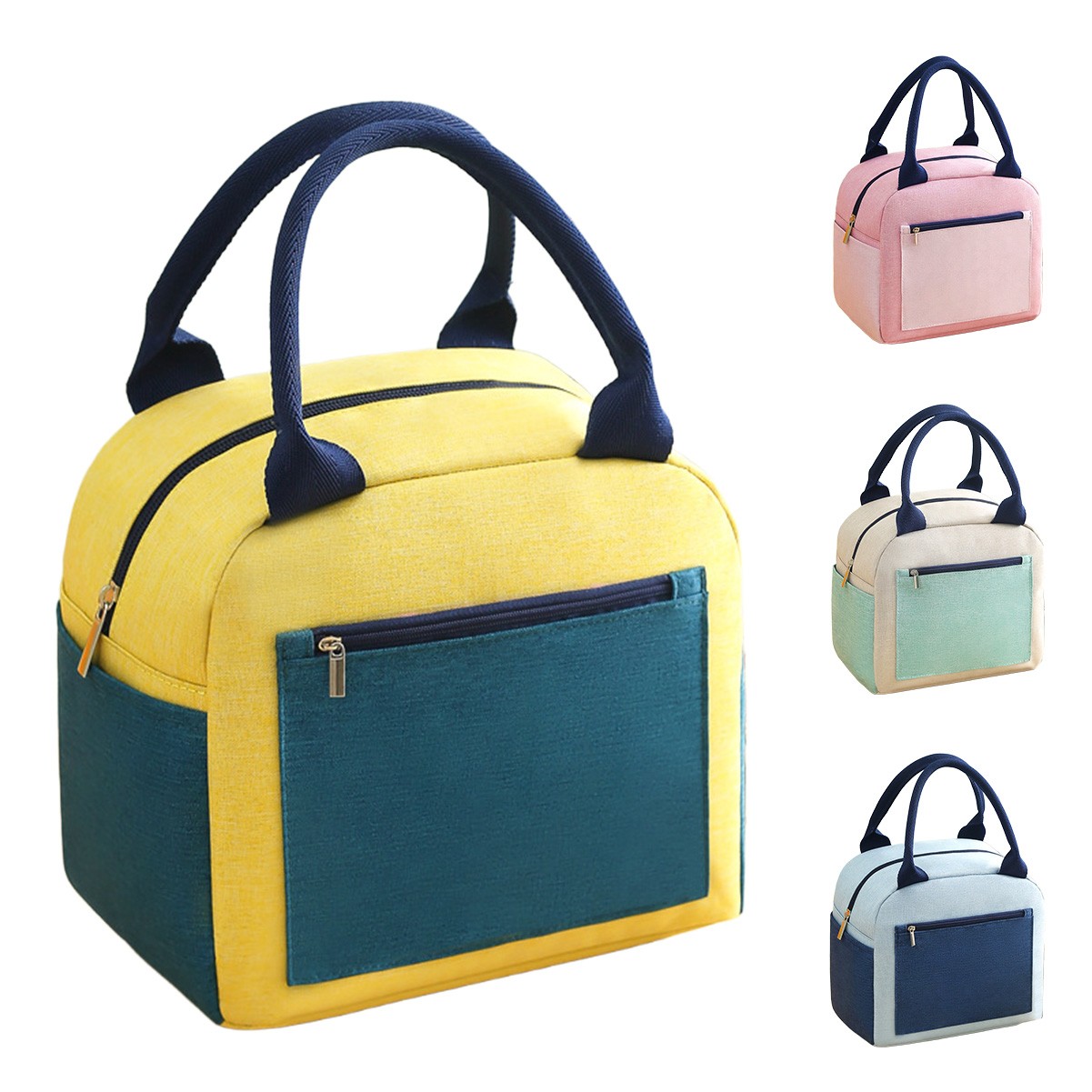 Insulated Aluminum-Lined Oxford Tote Bag