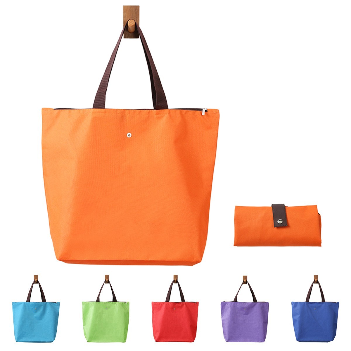 Compact Foldable Grocery Tote Bag