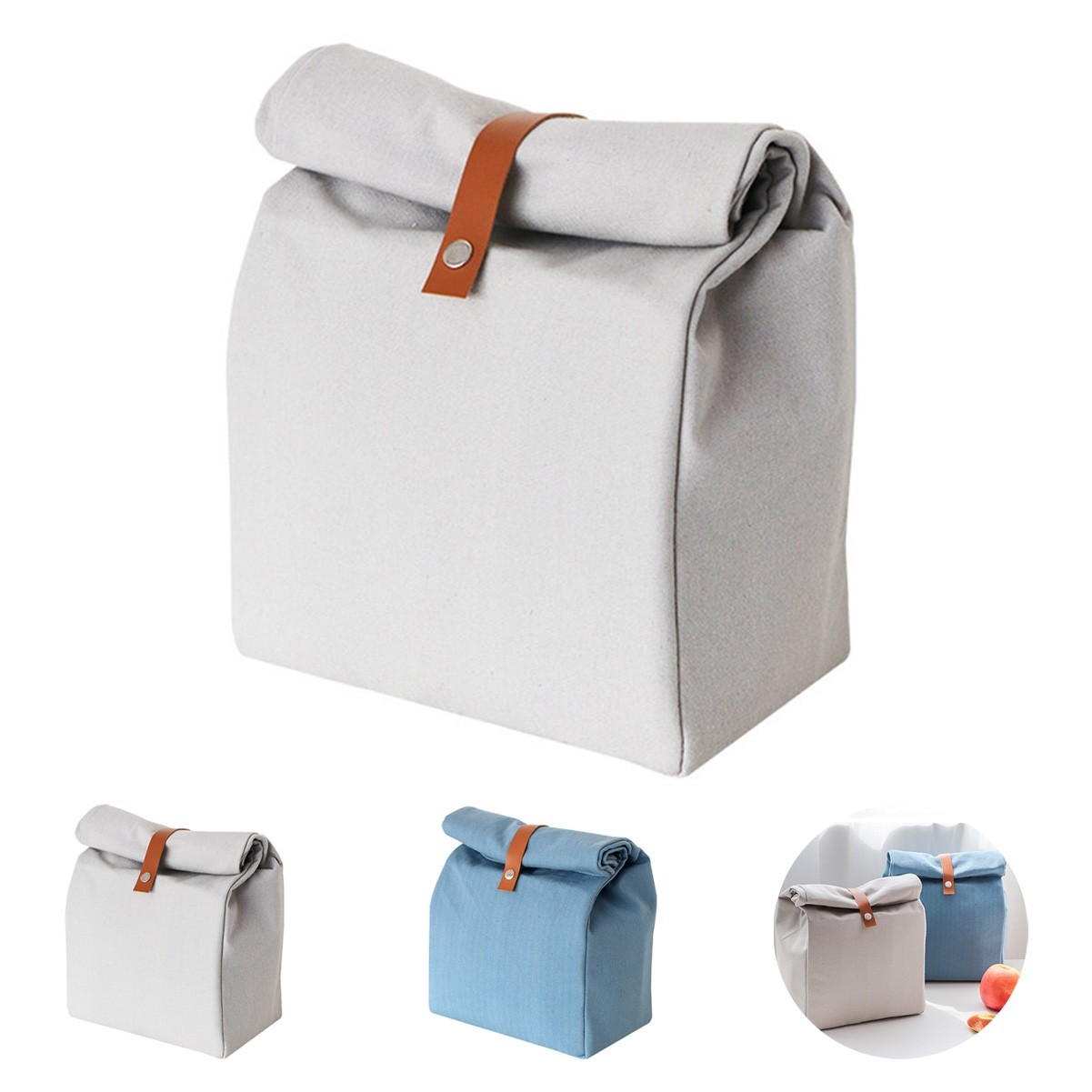 Canvas Insulated Tote Bag