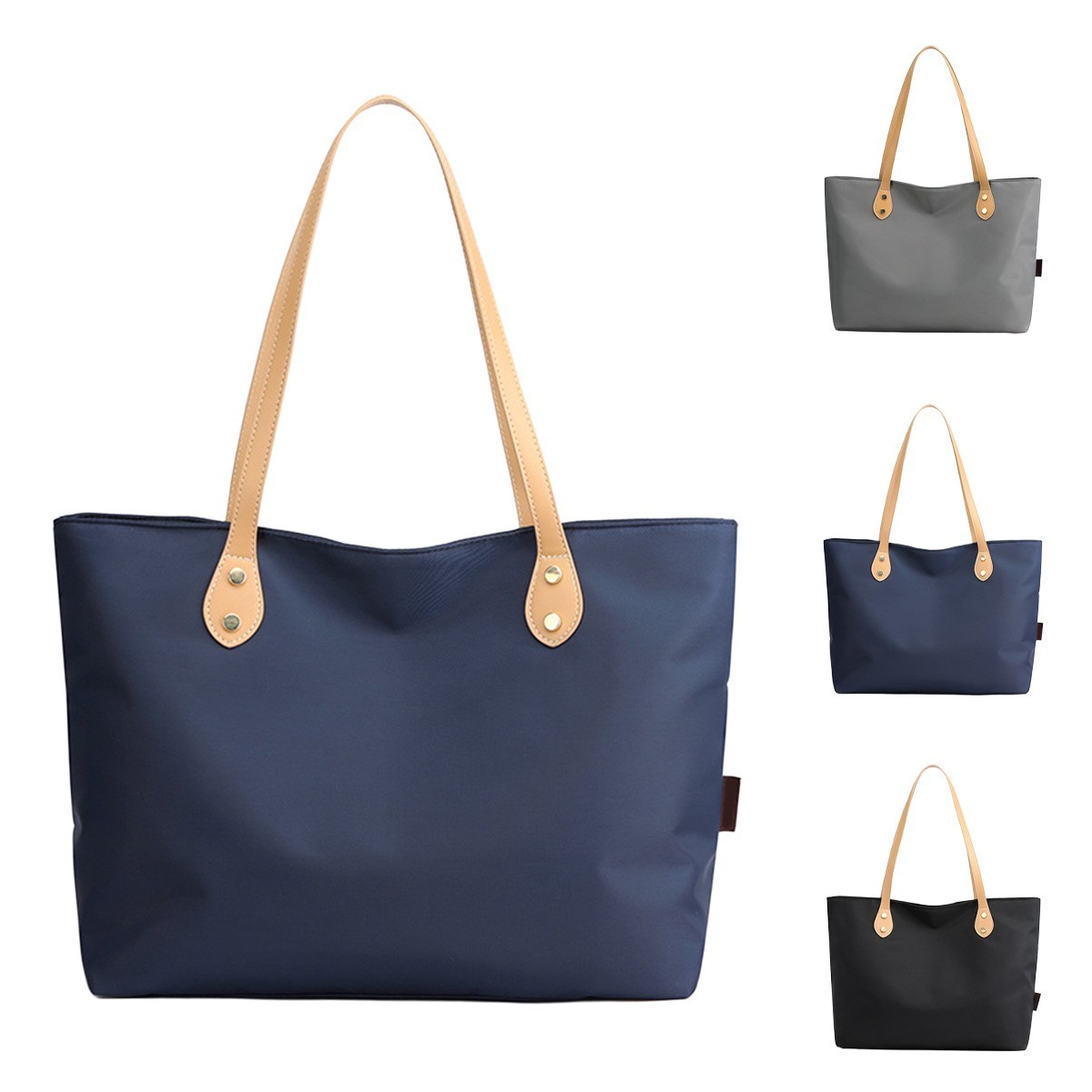 Nylon Shopping Tote Bag