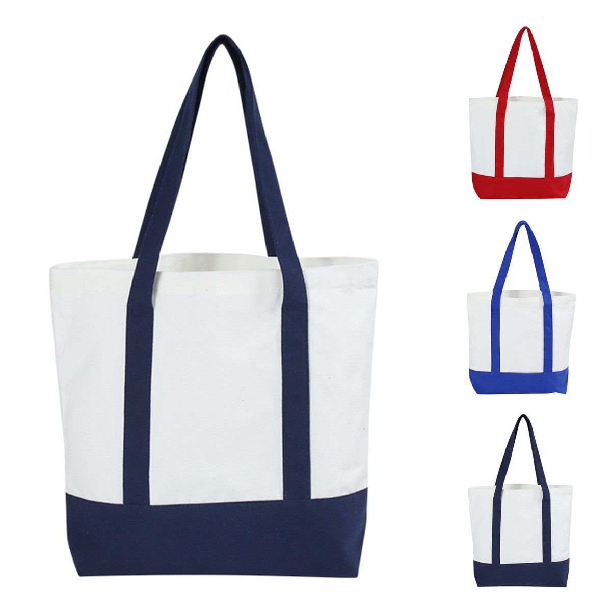 Patchwork Canvas Tote Bag