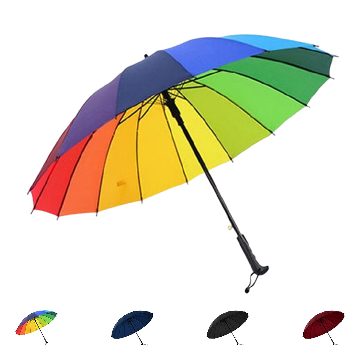 Ultra-Compact Travel Umbrella with Fiberglass Frame