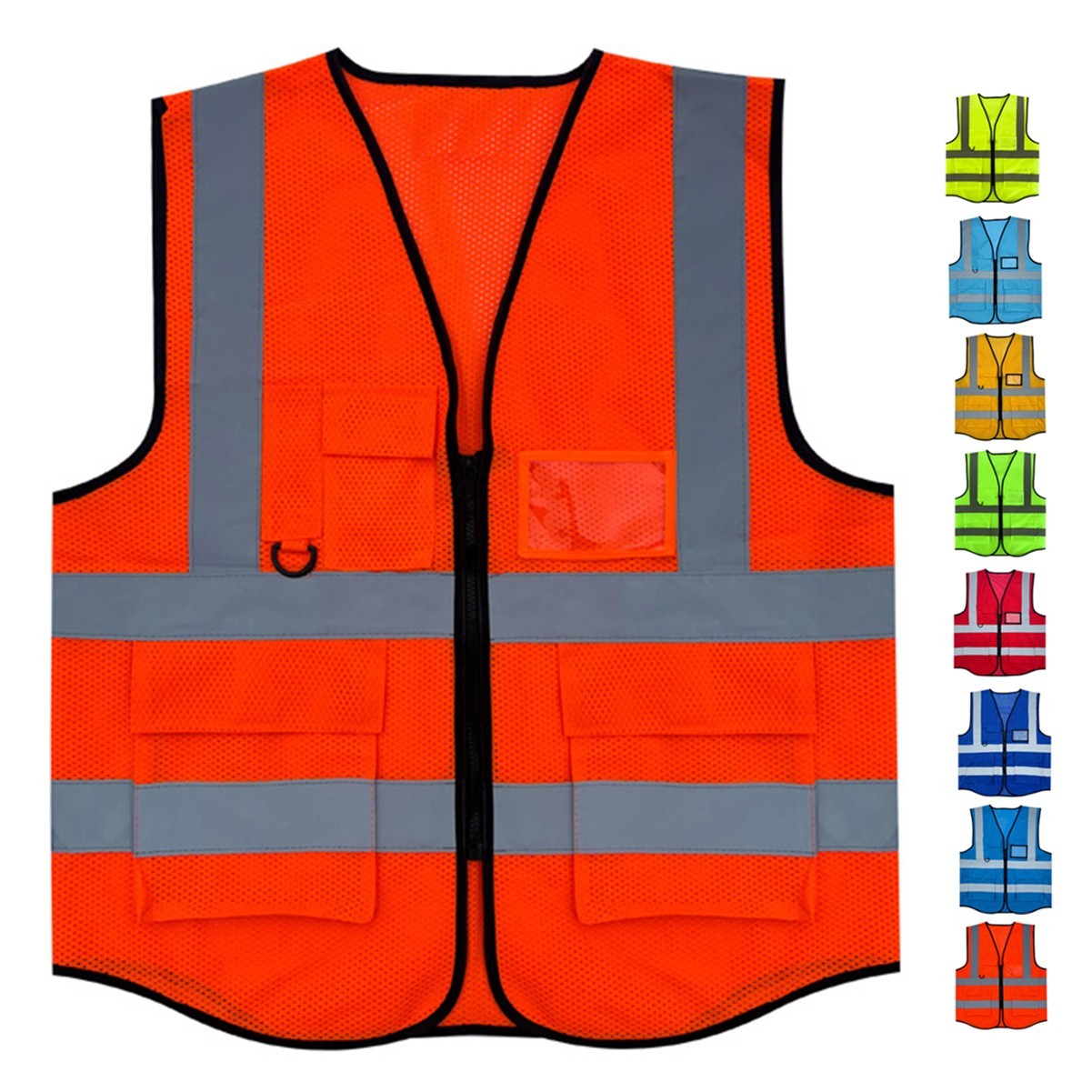 Safety Vest with Reflective Strips