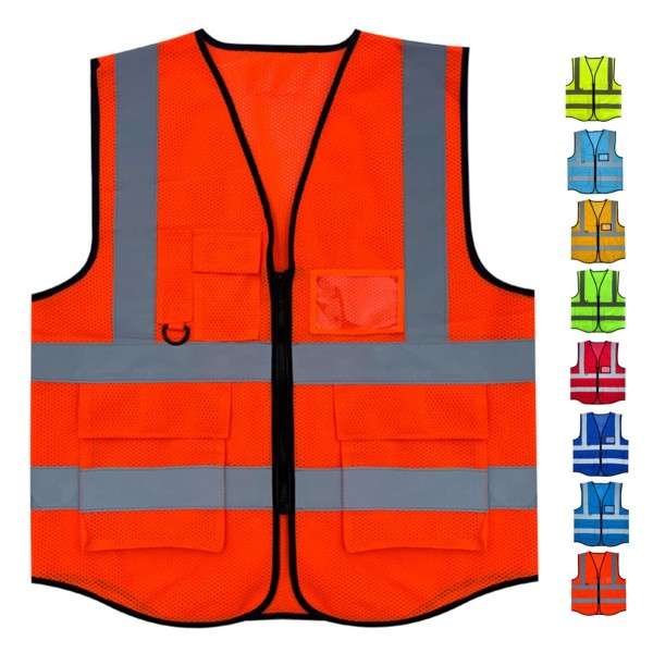Safety Vest with Reflective Strips