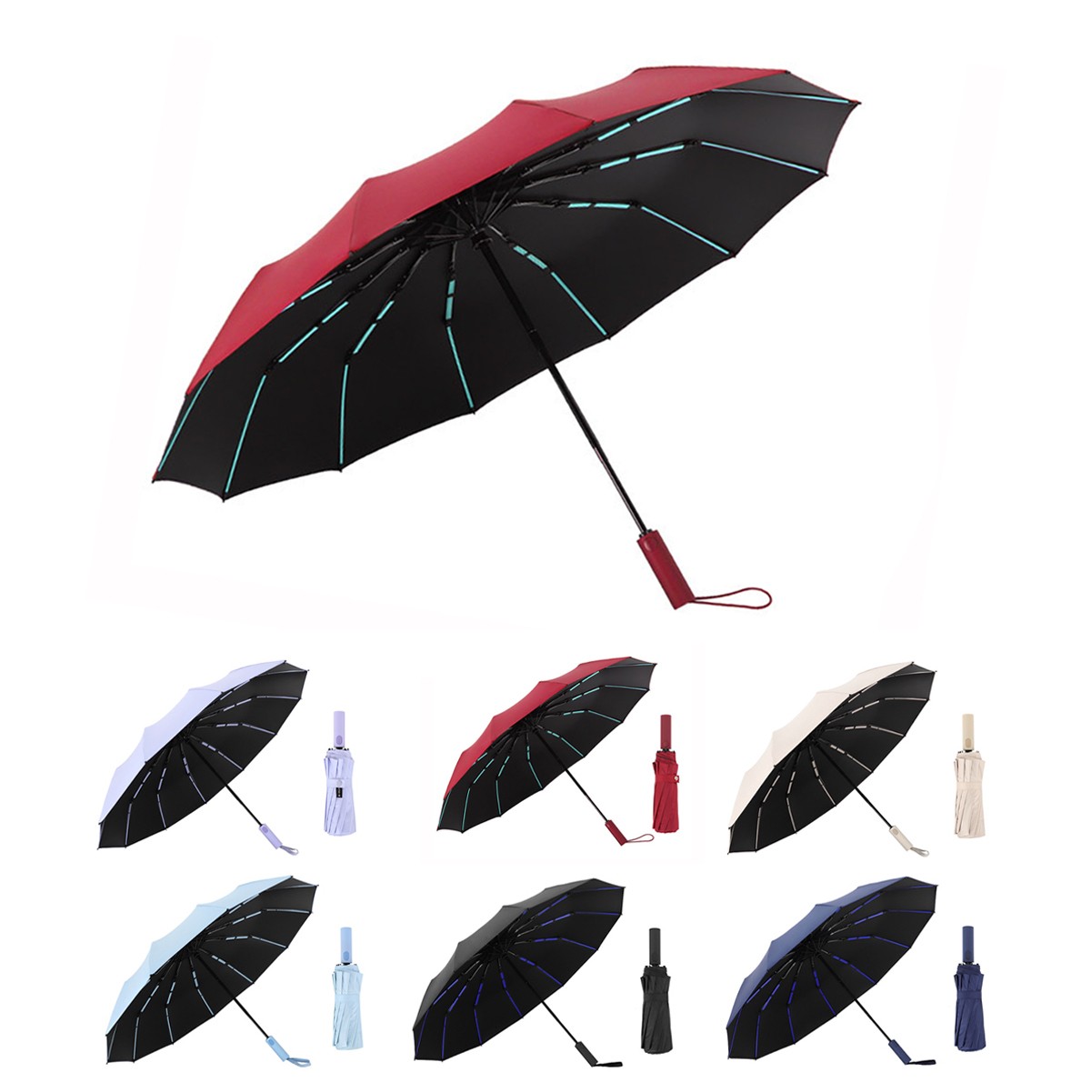 Reinforced 60 Rib Umbrella