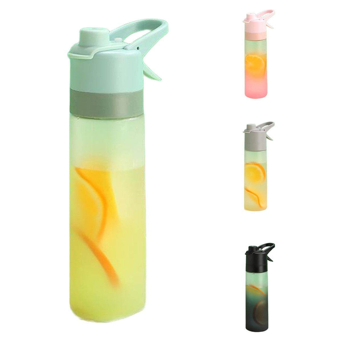 22 oz Frosted Spray Water Bottle