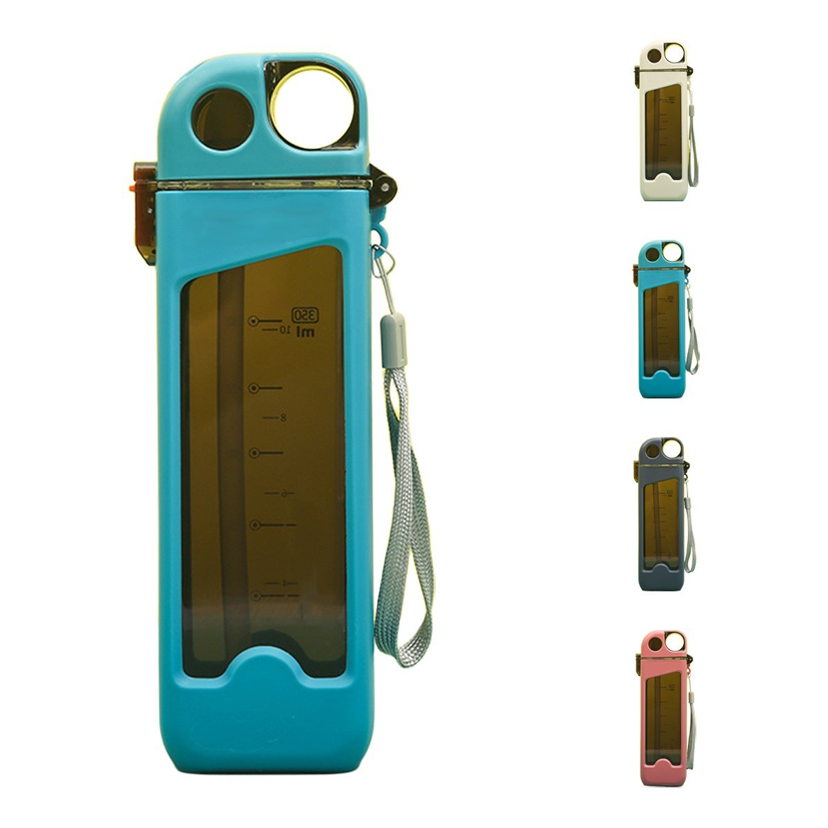 11.8 oz Fashionable Water Bottle with Straw