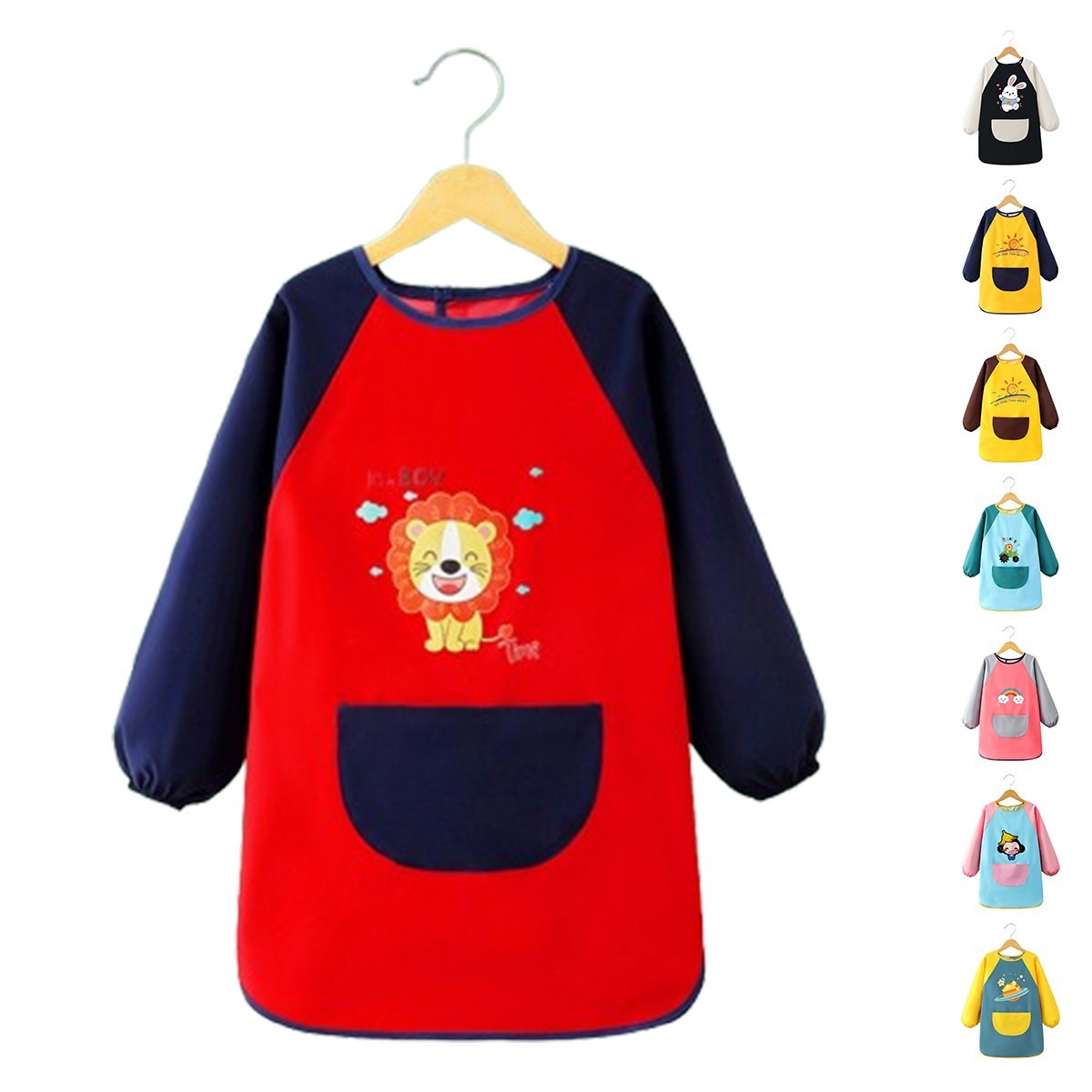 Kid Waterproof Polyester Art Apron