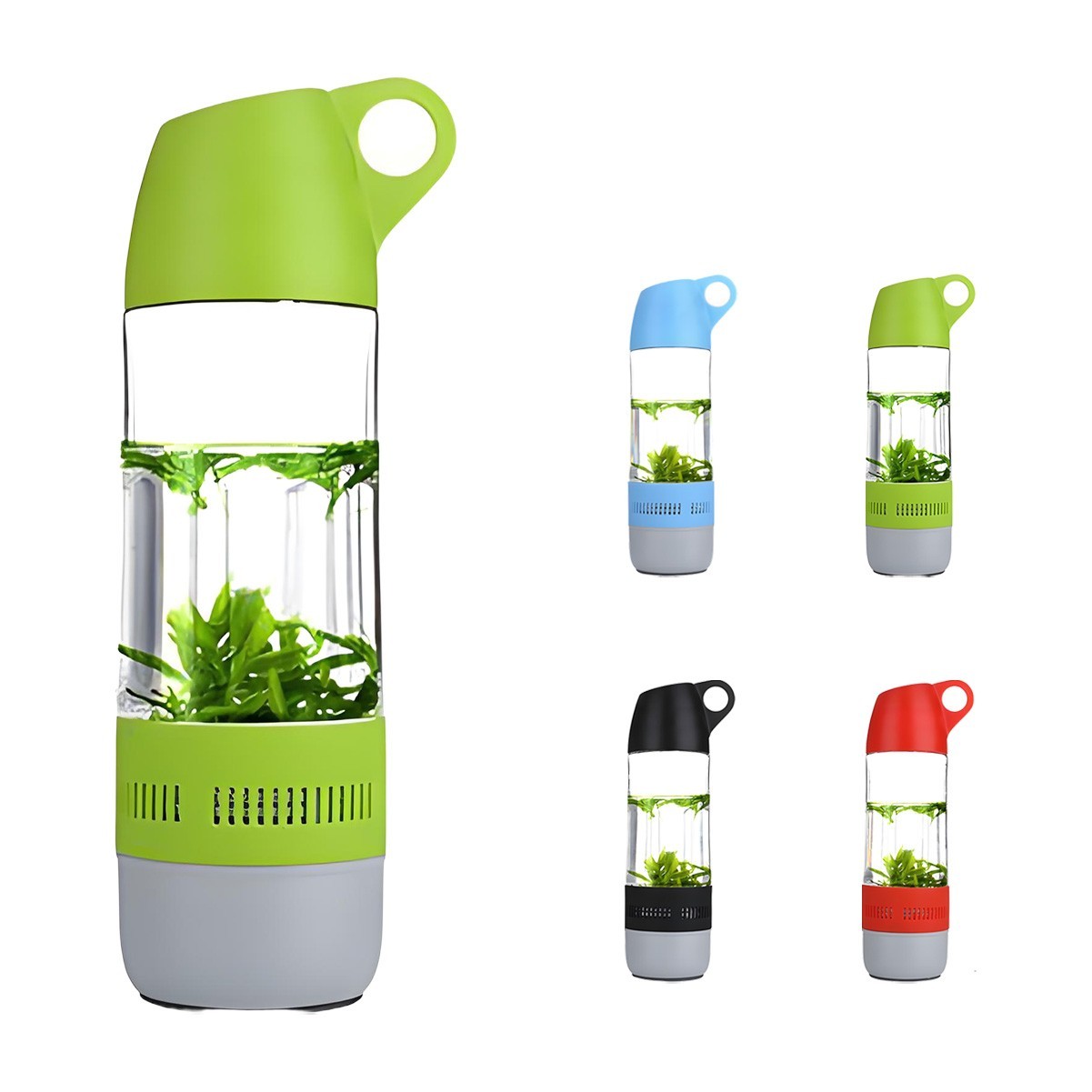 13.5 oz Portable Bluetooth Speaker Water Bottle with Compass