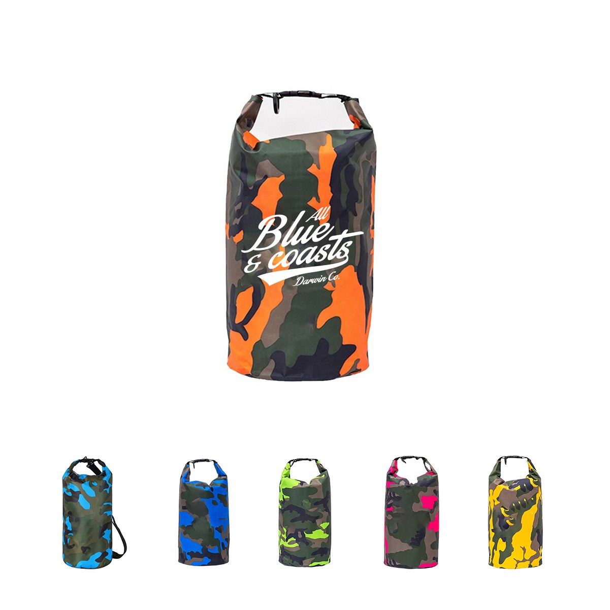 Camouflage Water Resistant PVC Mesh Backpack with Adjustable Strap