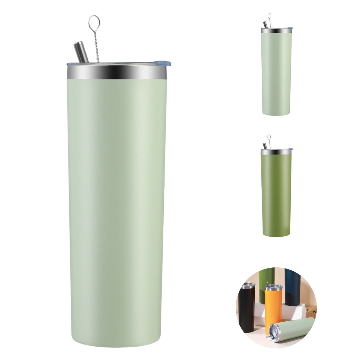 20oz Slim Steel Tumbler