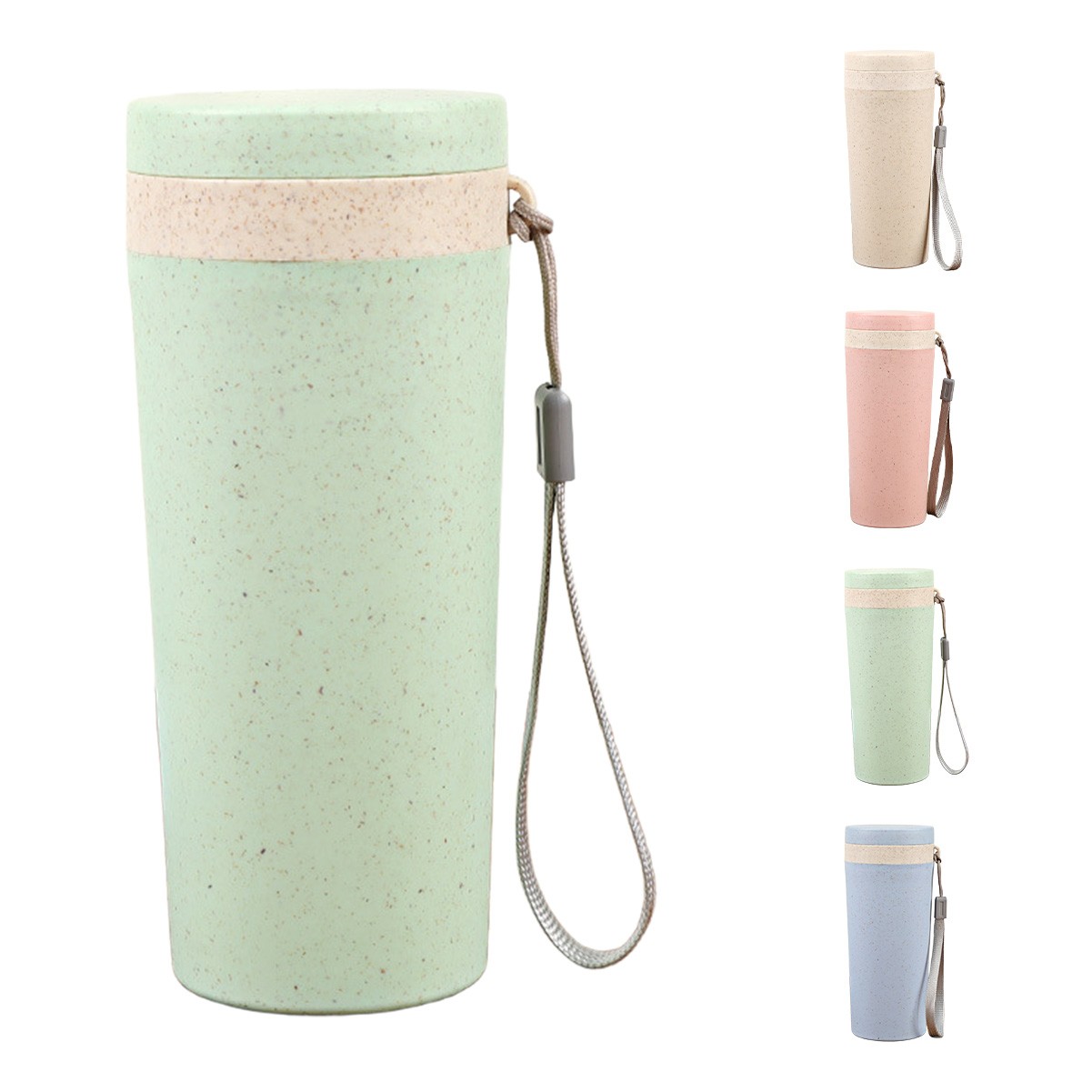10oz Eco-Friendly Wheat Straw Bottle