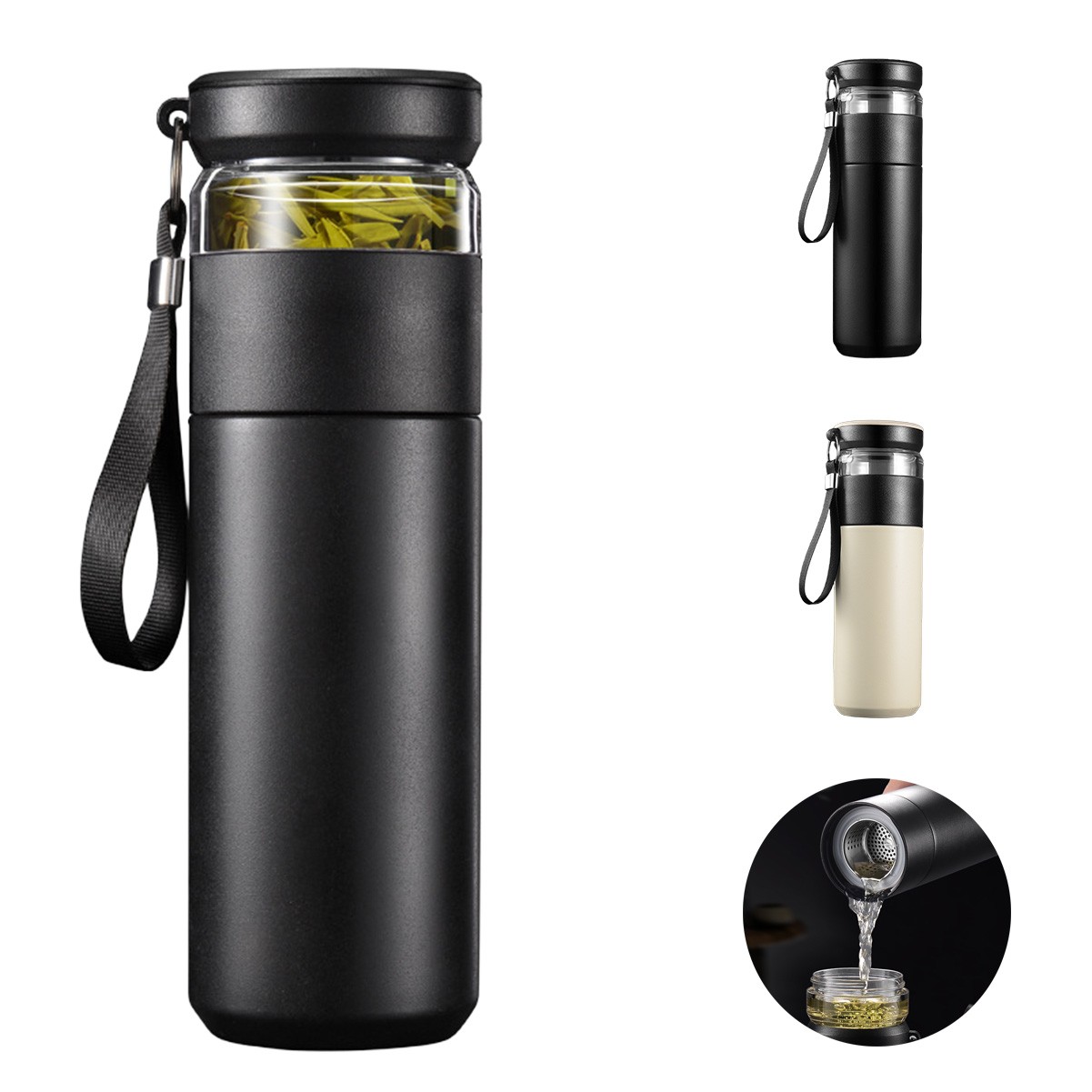 15oz Tea Brewing Bottle with Infuser