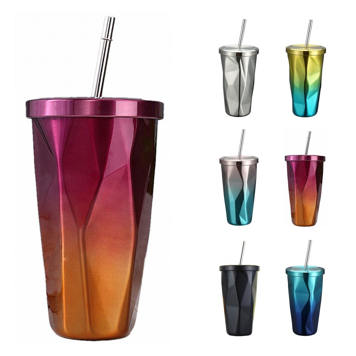 16OZ Stainless Steel Insulated Travel Tumbler