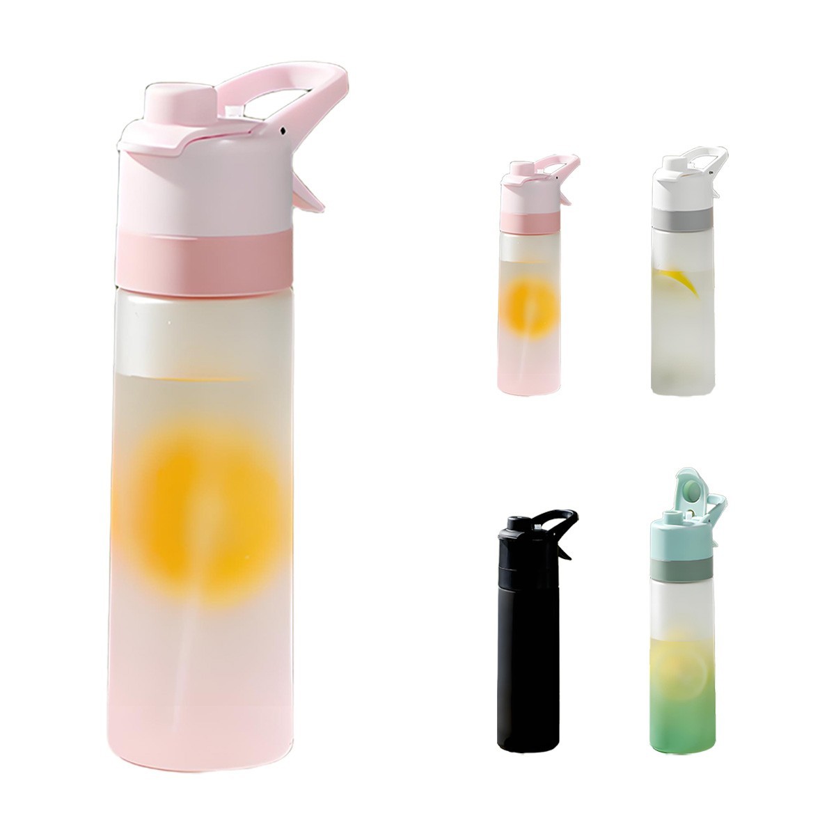 22 oz 2-In-1 Large Capacity Spray Water Bottle