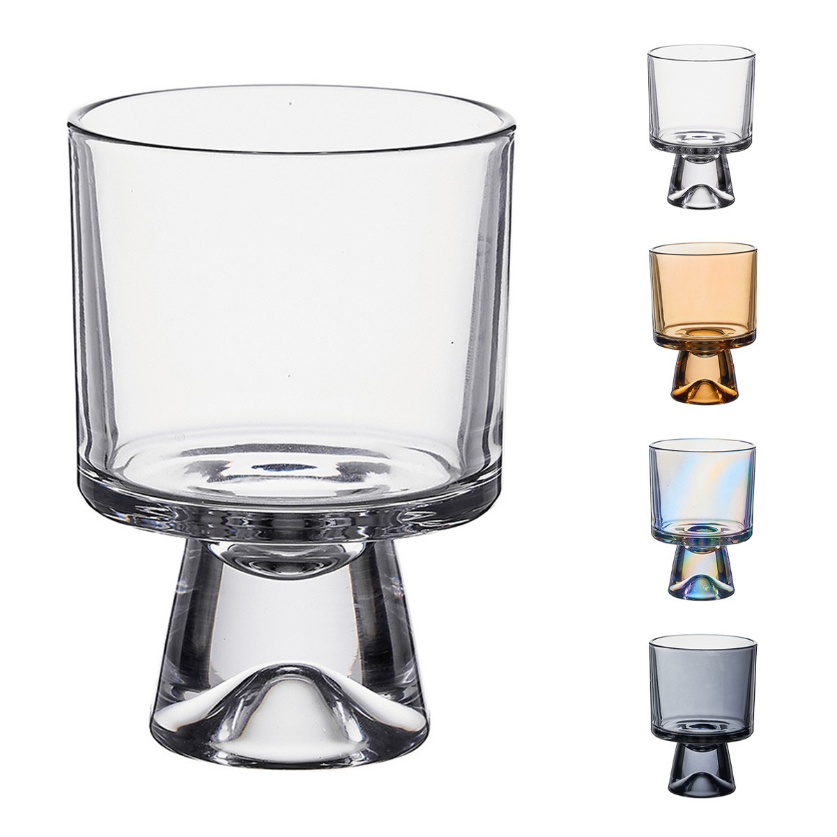 8oz Stemless Dessert and Cocktail Glass