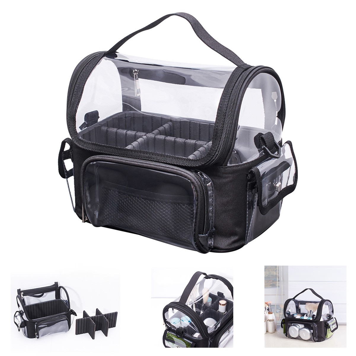 Clear Travel Makeup Organizer Bag